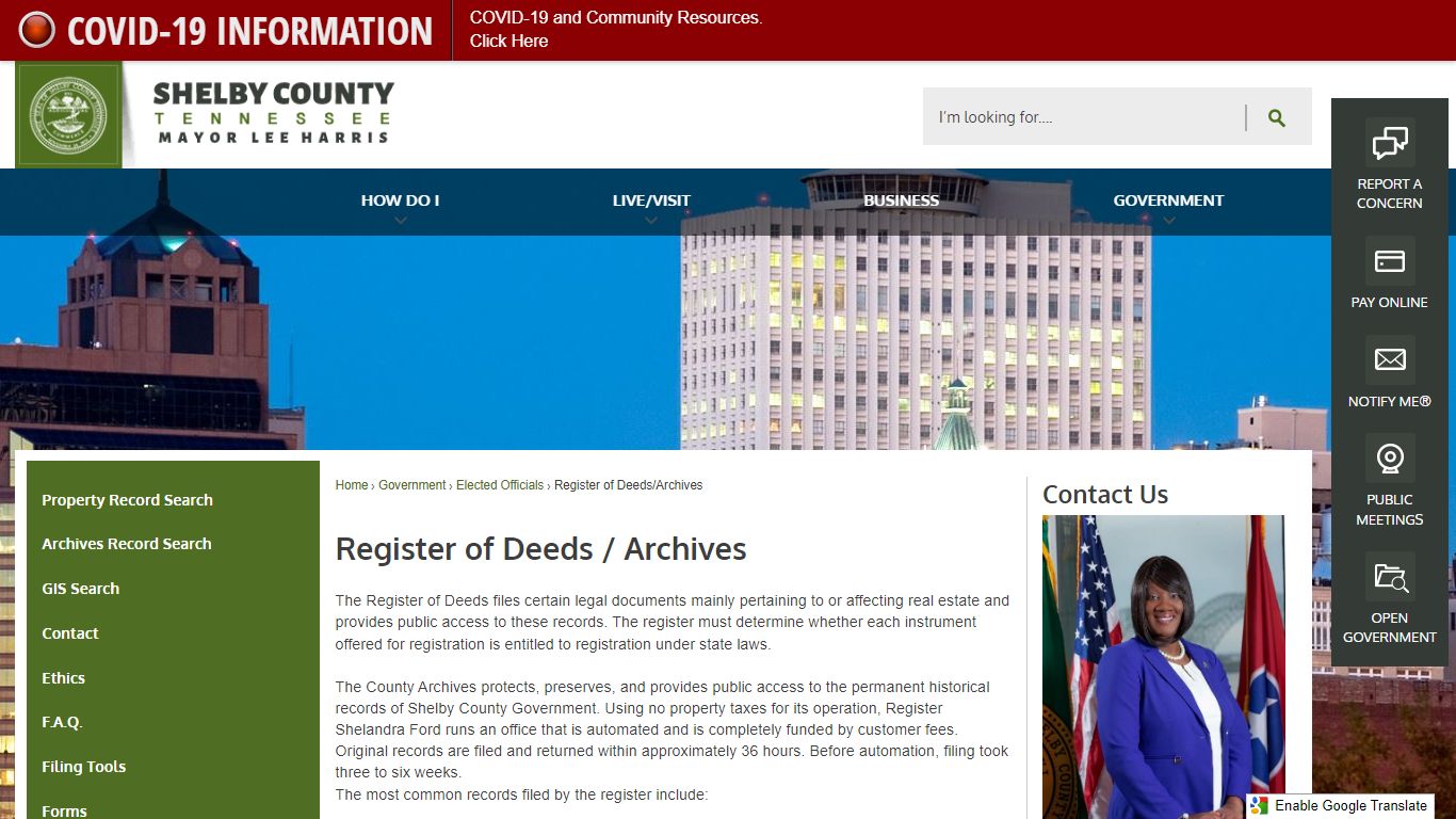 Register of Deeds / Archives | Shelby County, TN ...